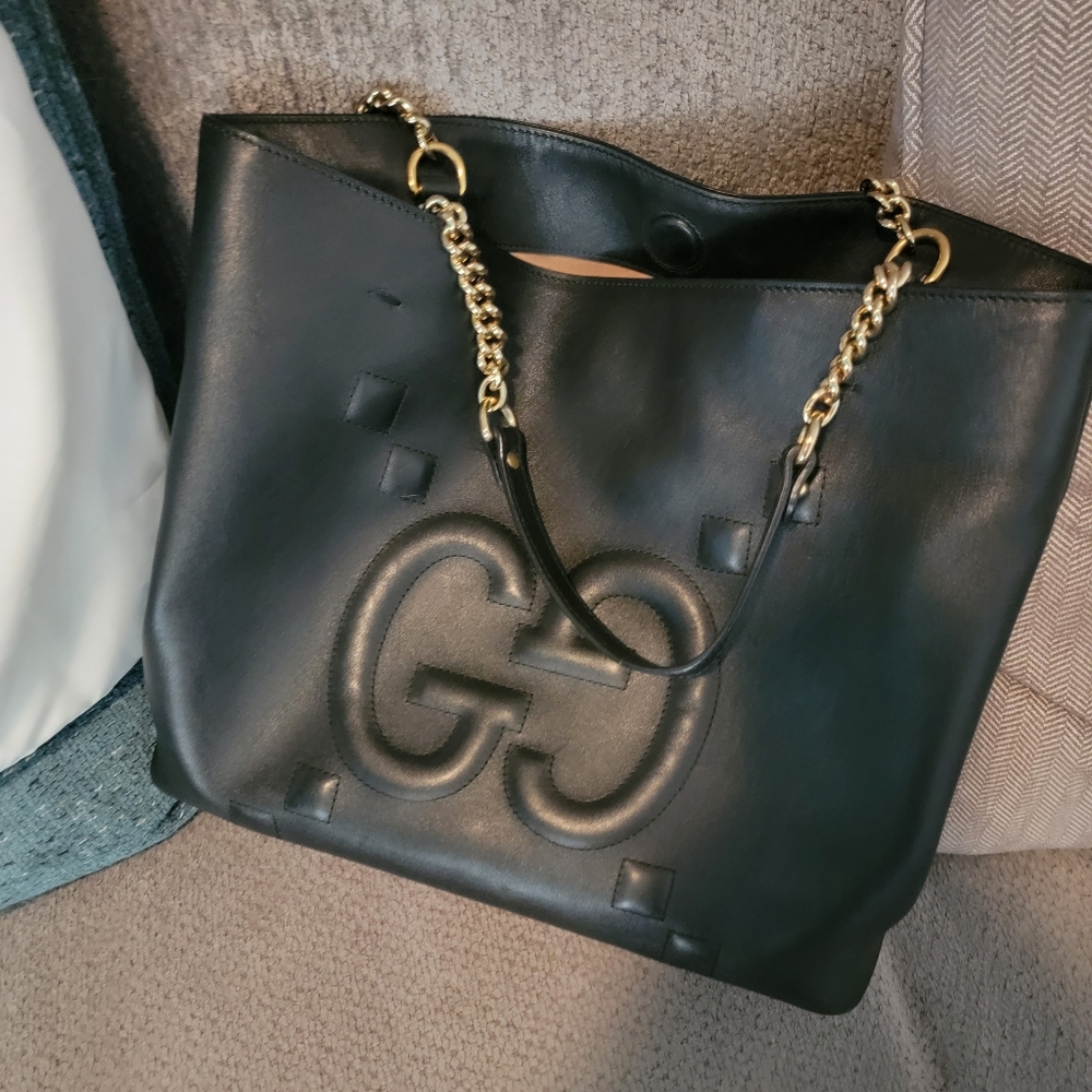Authentic Gucci Embossed Apollo Tote